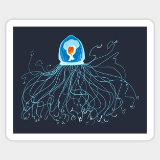 Immortal Jellyfish Sticker